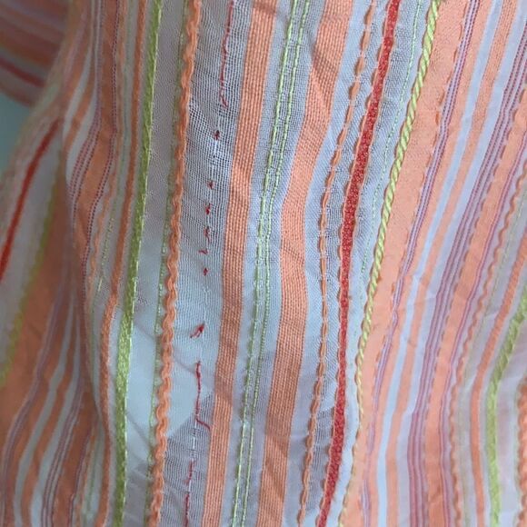 J. H. Collectibles orange striped shirt - Picture 7 of 11